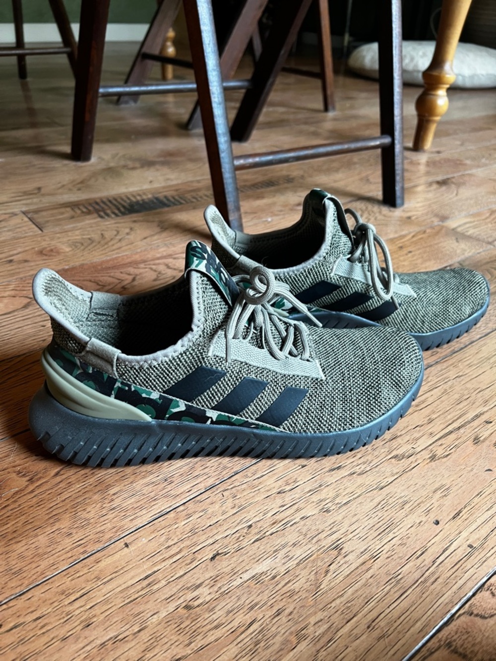 Adidas Kaptir 2.0 men's running shoes Orbit Green Camo